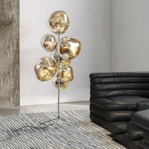 Modern Led Floor Lamp - Nordic Villa Bedroom, Study, Living Room, Sofa-side Ambient Lighting Fixture