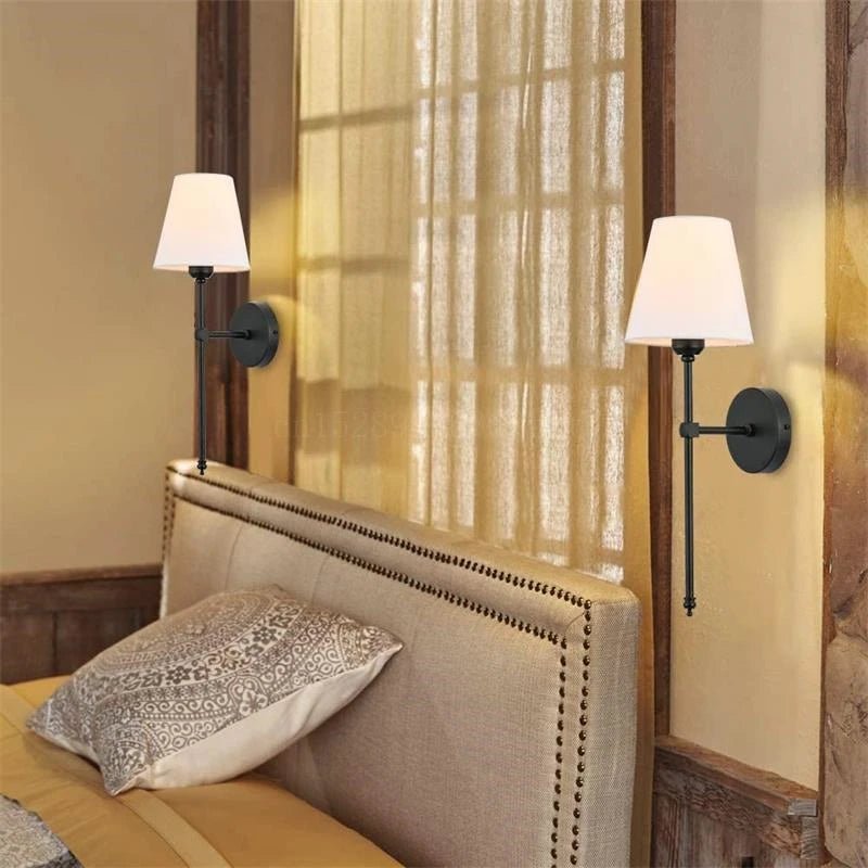 American Retro Industrial Style Bedroom Hotel Bathroom Restroom Restaurant Wall Sconce - Image 9